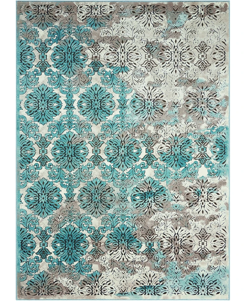 Long Street Looms Fate FAT05 Ivory 5'3" x 7'4" Area Rug