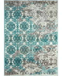 Long Street Looms Fate FAT05 Ivory 5'3" x 7'4" Area Rug