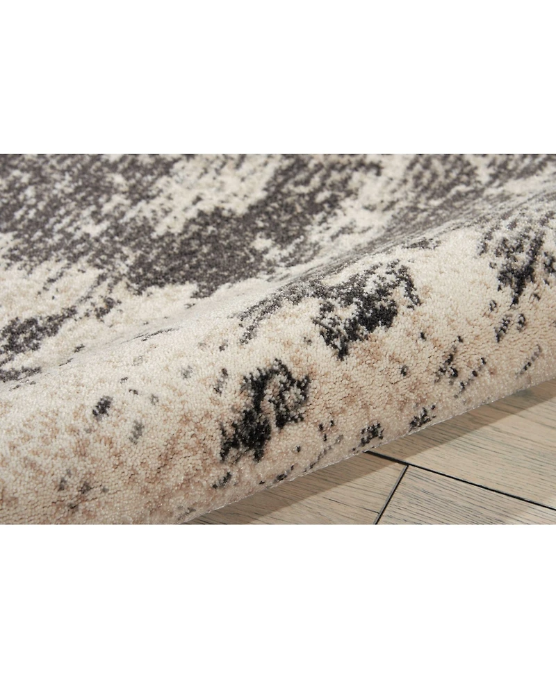 Long Street Looms Samuel SAM07 Ivory 3'10" x 5'10" Area Rug