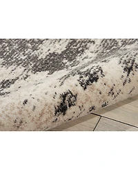 Long Street Looms Samuel SAM07 Ivory 3'10" x 5'10" Area Rug