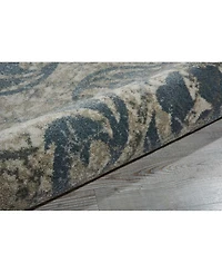 Long Street Looms Samuel SAM10 Ivory 2'2" x 7'6" Runner Rug