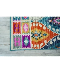 Long Street Looms Zeal ZEA02 Multi 8' x 10' Area Rug