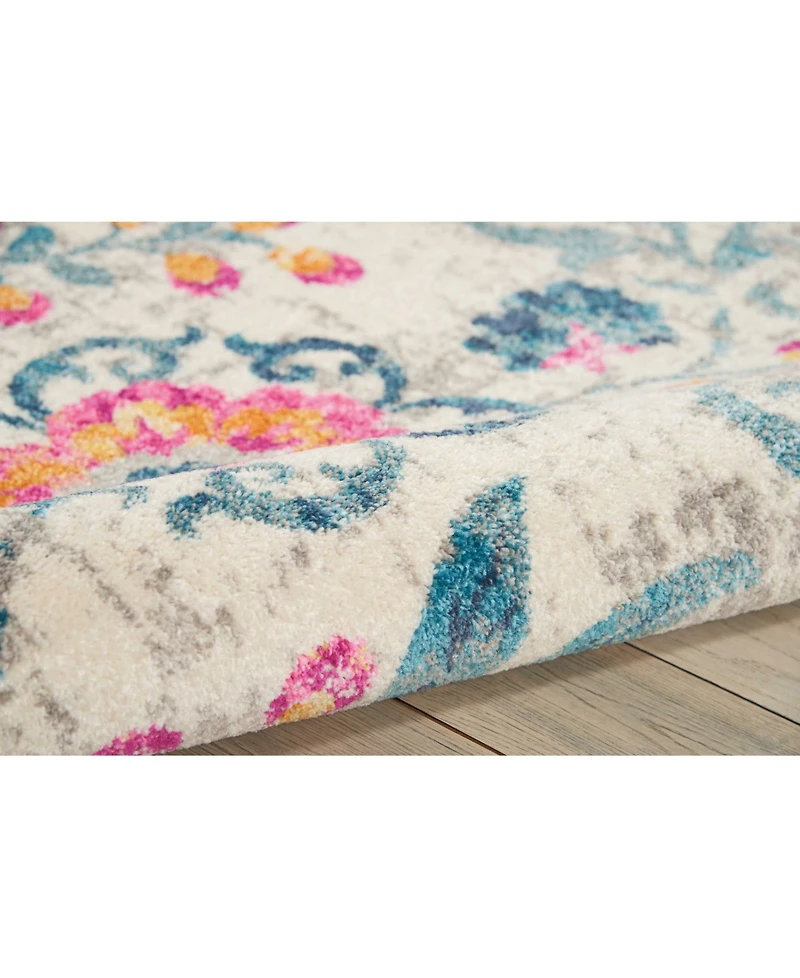 Long Street Looms Zeal ZEA19 Ivory 5'3" x 7'3" Area Rug