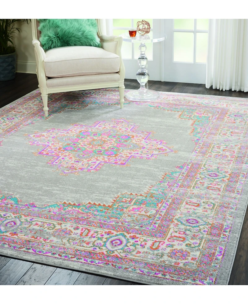 Long Street Looms Zeal ZEA03 Gray 9' x 12' Area Rug