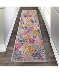 Long Street Looms Zeal ZEA21 Multi 2'2" x 7'6" Runner Rug