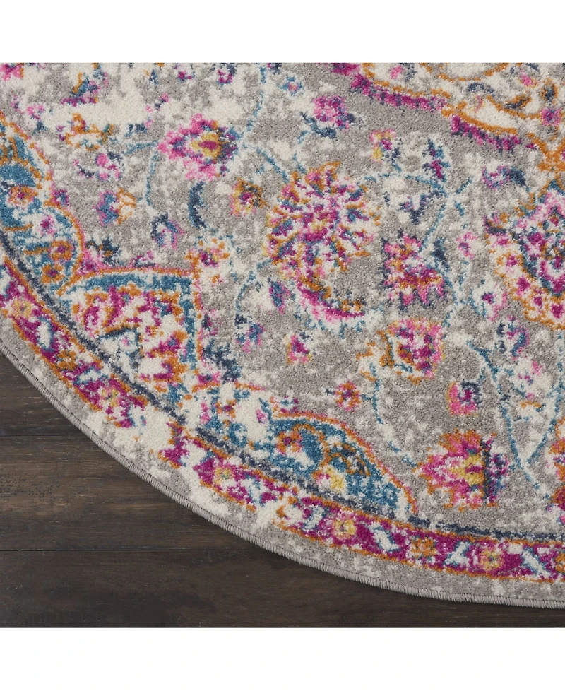 Long Street Looms Zeal ZEA22 5'3" Round Area Rug