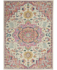 Long Street Looms Zeal ZEA25 Ivory 3'9" x 5'9" Area Rug
