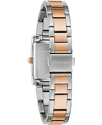 Caravelle Women's Two-Tone Stainless Steel Bracelet Watch 21x33mm