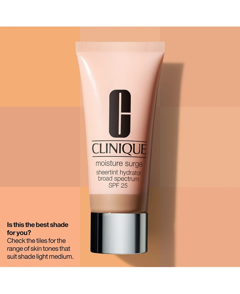 Clinique Moisture Surge Sheertint Hydrator Broad Spectrum Spf 25 Tinted Moisturizer, 1.4 oz.