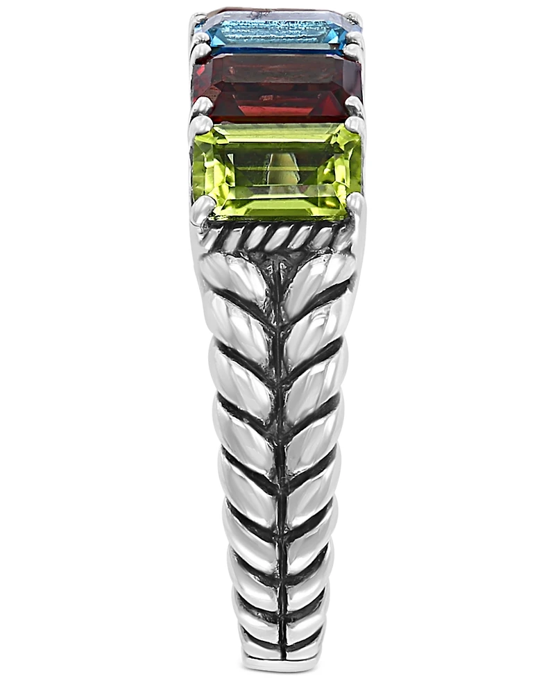 Effy Multi-Gemstone Statement Ring (2-7/8 ct. t.w.) in Sterling Silver