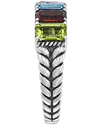 Effy Multi-Gemstone Statement Ring (2-7/8 ct. t.w.) in Sterling Silver