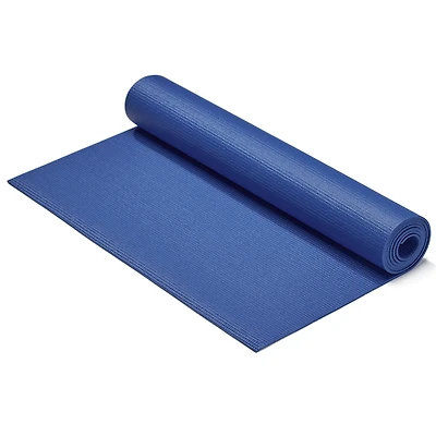 Sunny Health & Fitness Durable Tear-Resistant Yoga Mat, Blue
