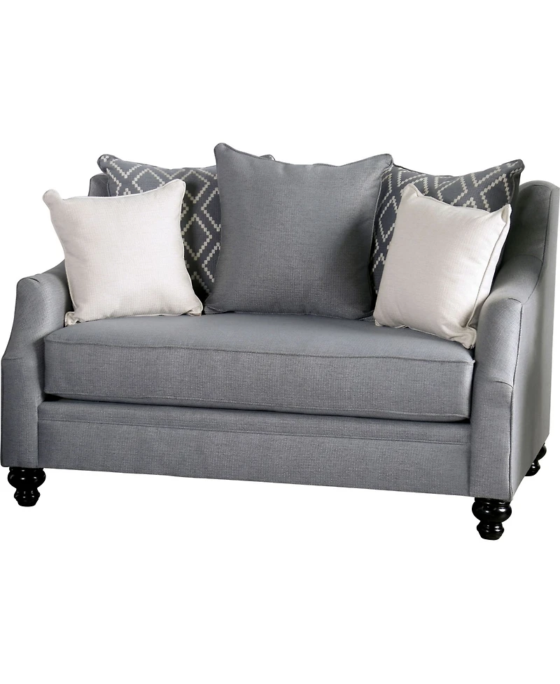 Furniture of America Cameron Park Upholstered Love Seat
