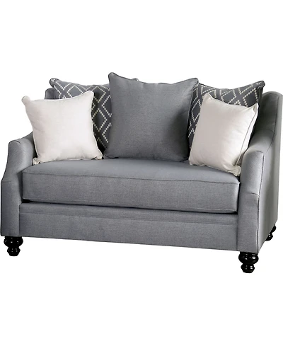 Furniture of America Cameron Park Upholstered Love Seat