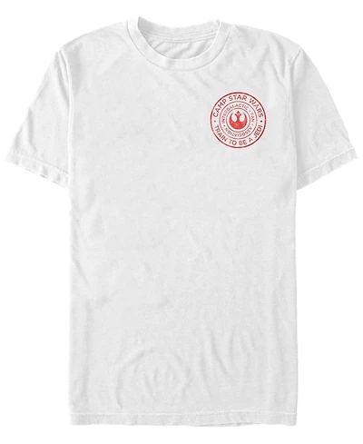 Fifth Sun Star Wars Men's Train To Be A Jedi Camp Logo Short Sleeve T-Shirt