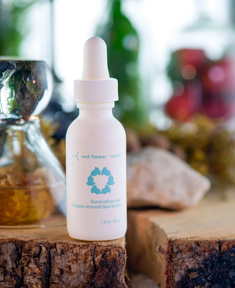 Red Flower Illuminating Rose Collagen Renewal Face Serum, 1.01 oz.