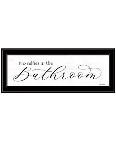 Trendy Decor 4u No Selfies In The Bathroom By Lori Deiter Ready To Hang Framed Print Collection