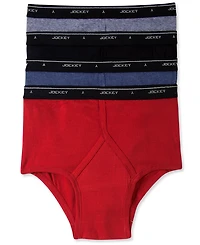 Jockey Men's Classic Collection Full-Rise Briefs 4-Pack Underwear