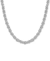 Now This Rope Link Chains In Gold Or Silver Plate In 18 Or 24