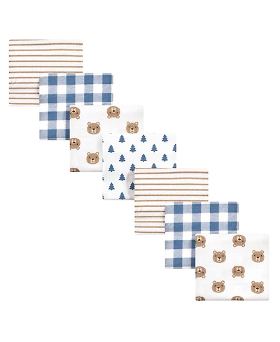 Hudson Baby Infant Boy Cotton Flannel Receiving Bundle