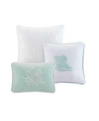 Harbor House Coastline Embroidered Decorative Pillow, 12" x 16"