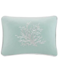 Harbor House Coastline Embroidered Decorative Pillow, 12" x 16"