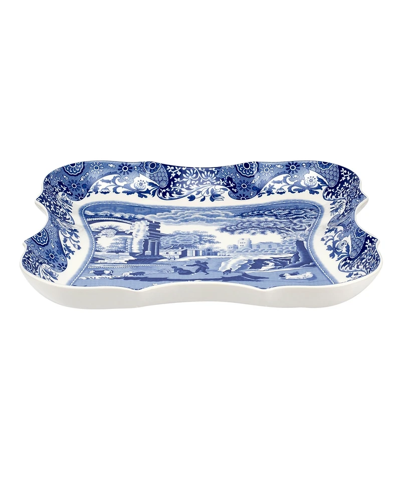 Spode Blue Italian Large Devonia Tray