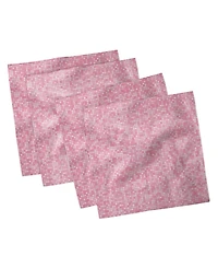 Ambesonne Gingham Grid Set of 4 Napkins, 12" x 12"