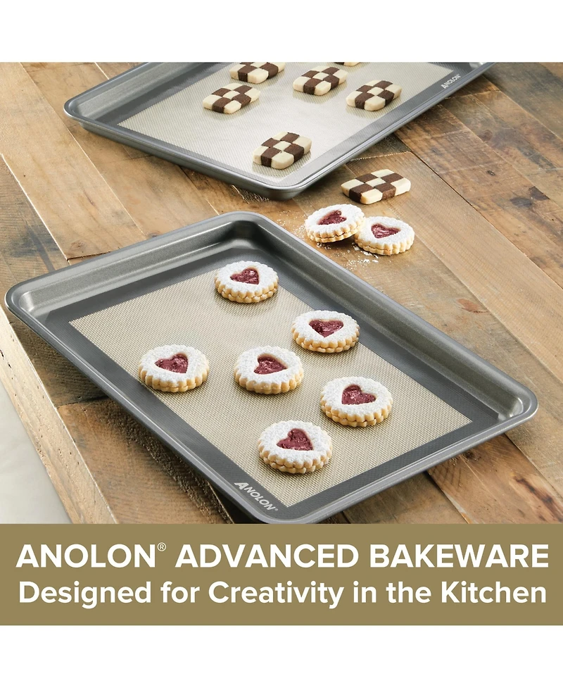 Anolon Advanced Set of 2 Silicone Baking Mats