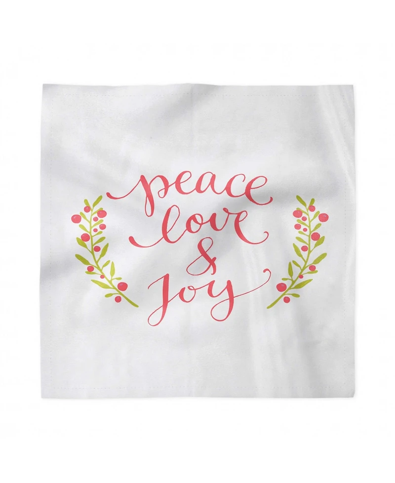 Ambesonne Saying Set of 4 Napkins, 18" x 18"