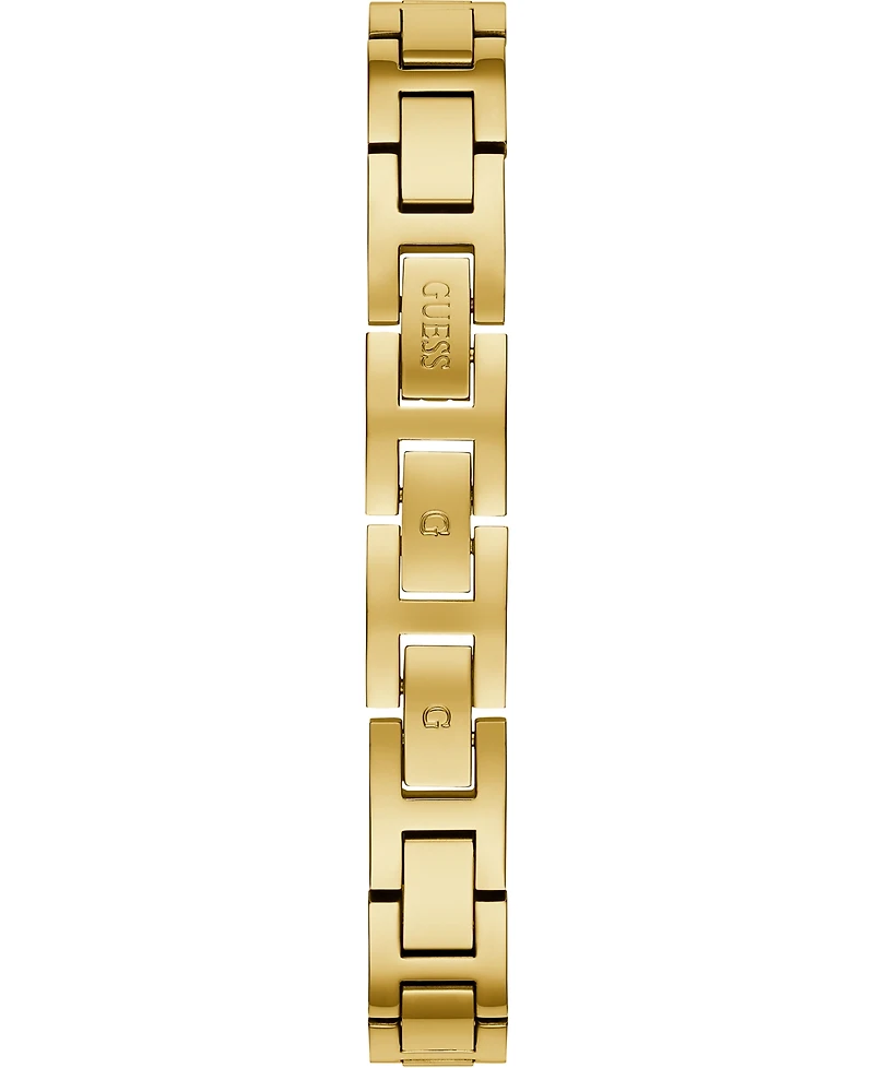 Guess Women's Gold-Tone Stainless Steel Semi-Bangle Bracelet Watch 30mm