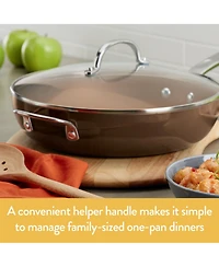 Ayesha Curry Home Collection 12" Covered Deep Skillet