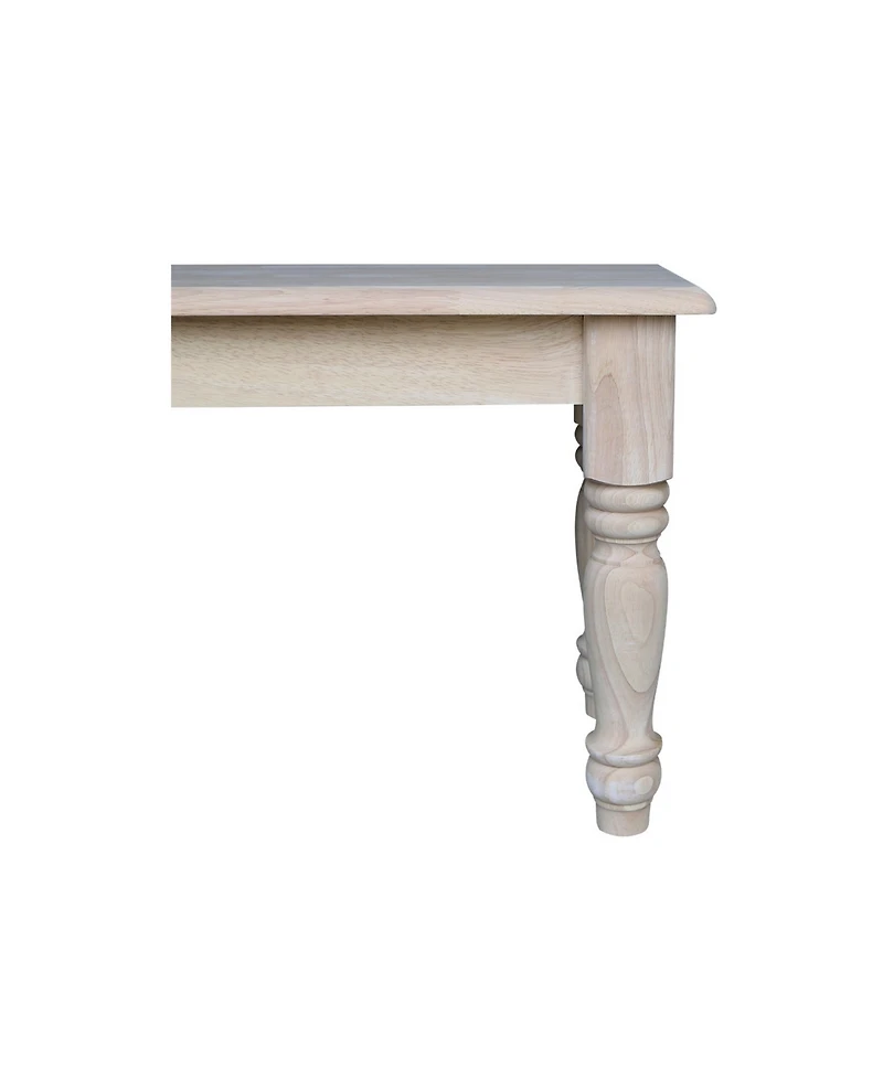 International Concepts Farmhouse Bench