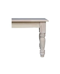 International Concepts Farmhouse Bench