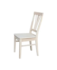 International Concepts Fanback Chairs, Set of 2