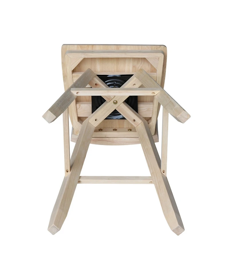 International Concepts Tuscany Bar Height Stool with Swivel and Auto Return