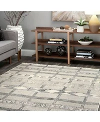 Nuloom Fantasy Contemporary Ismay Gray Area Rug
