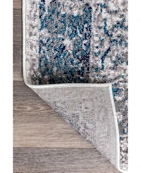 nuLoom Citadel Vintage-Inspired Anaelle Blue 8' x 10' Area Rug