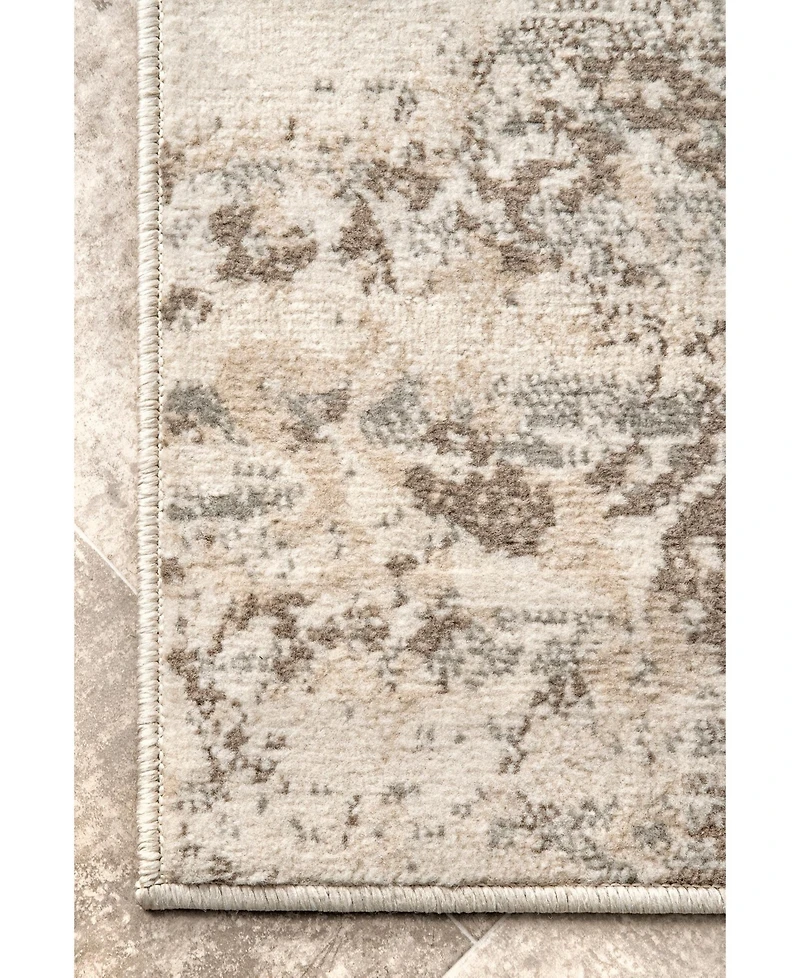 nuLoom Manor Distressed Freja Beige 5' x 8' Area Rug