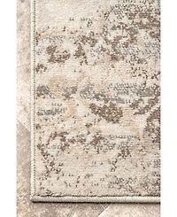 nuLoom Manor Distressed Freja Beige 5' x 8' Area Rug