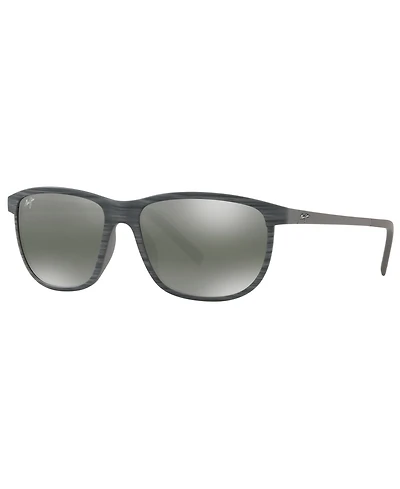 Maui Jim Unisex Dragon's Teeth Polarized Sunglasses, MJ000608