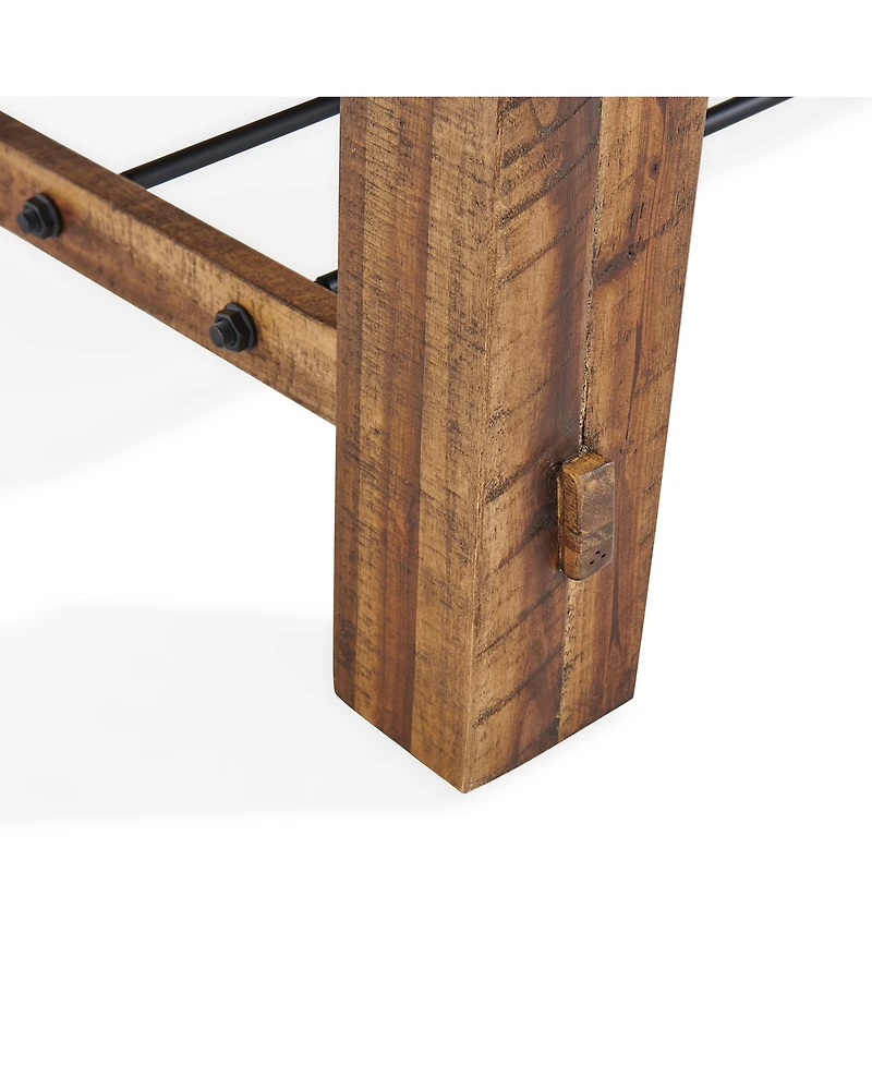 Alaterre Furniture Durango Industrial Wood Coffee Table