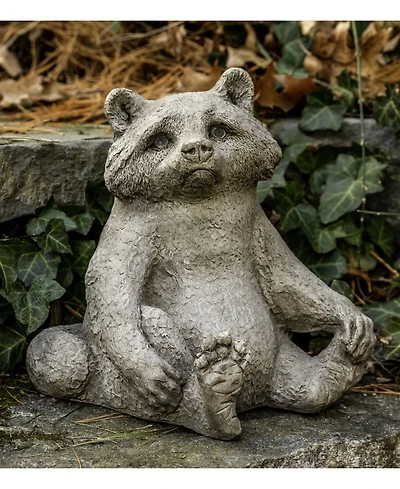 Campania International Ricky Racoon Garden Statue