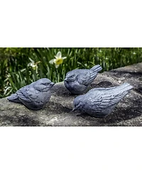 Campania International Trio D'Oiseaux Garden Statue, Set of 3