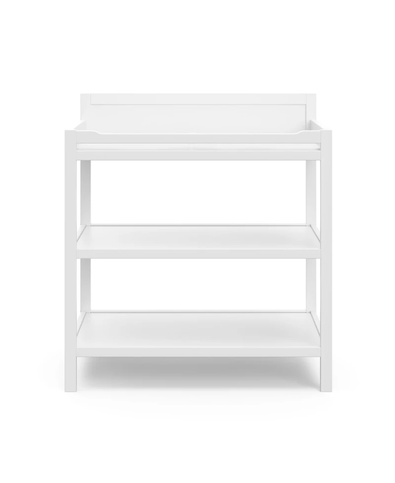 Storkcraft Alpine Changing Table (Gray) - Includes Water Resistant Changing Pad