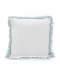 Saro Lifestyle Mongolian Faux-Fur Decorative Pillow, 22" x