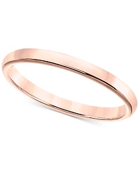 14k Gold 2mm Wedding Band