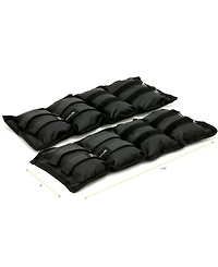 ProsourceFit Ankle Weights 5 lb, Set of 2, Black