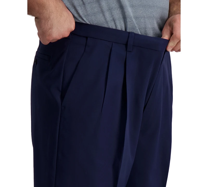 Big & Tall Cool Right Performance Flex Classic Fit Pleated Pant