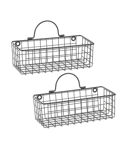 Design Imports Wire Wall Basket Set of 2